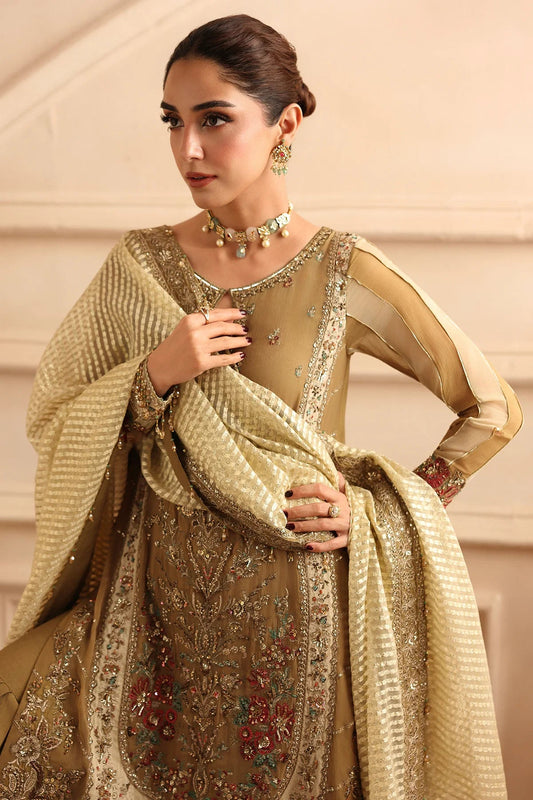 Charizma Dastan-e-Jashan Vol 1 2026 Design 06 - embroidered chiffon dupatta detail