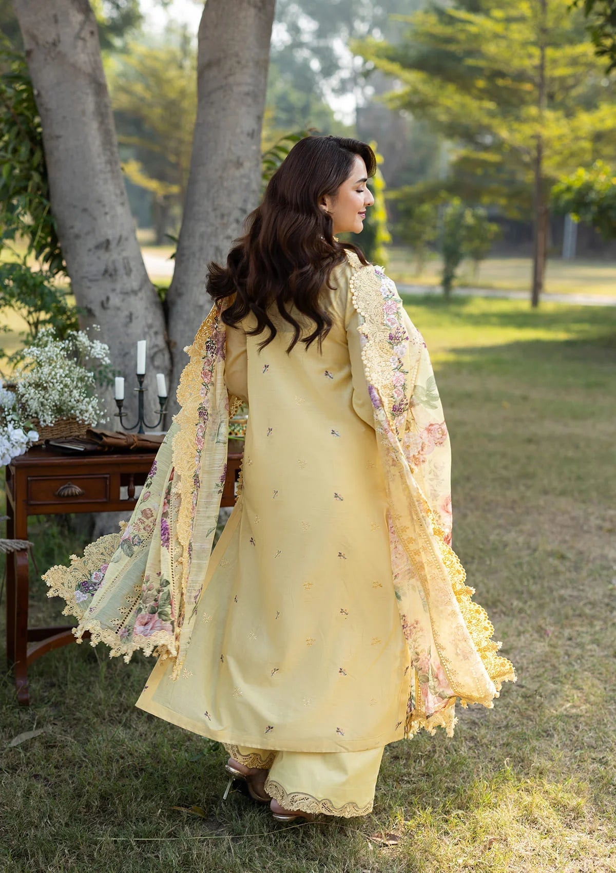 ELAF LUXURY LAWN '26=05 SOUCI Aangan the essence of lawn & chiffon