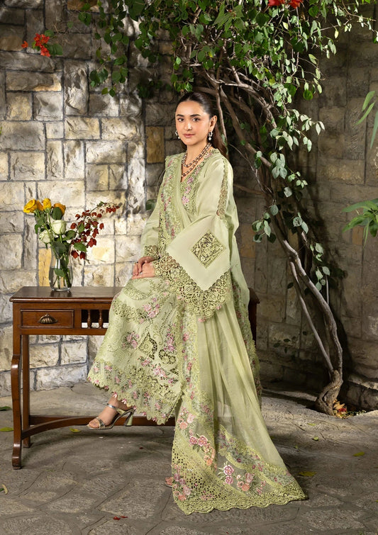 ELAF LUXURY LAWN '26=--11 SPANISH MUSE Aangan the essence of lawn & chiffon