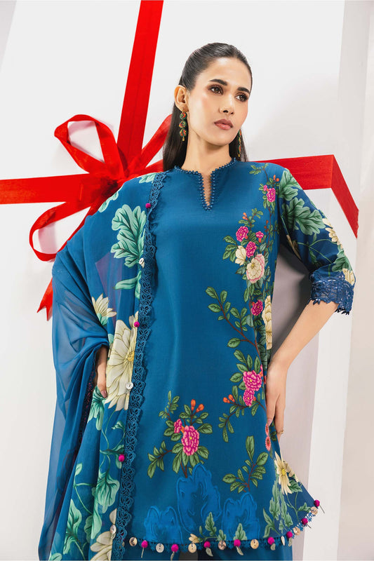 MARIA.B M.BASIC LAWN 202=12A Aangan the essence of lawn & chiffon