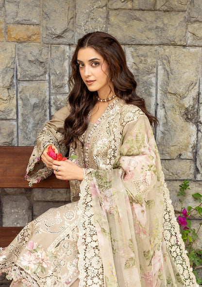 ELAF LUXURY LAWN '26=2A CAMELLIA Aangan the essence of lawn & chiffon