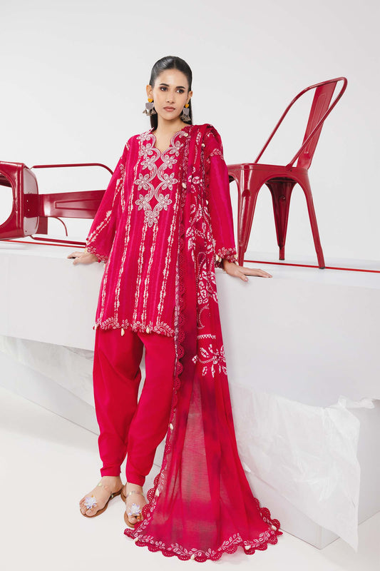 MARIA.B M.BASIC LAWN 202=14 A Aangan the essence of lawn & chiffon