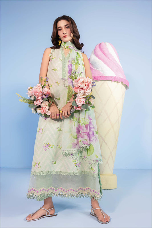 MARIA.B M.BASIC LAWN 2026=15 B Aangan the essence of lawn & chiffon