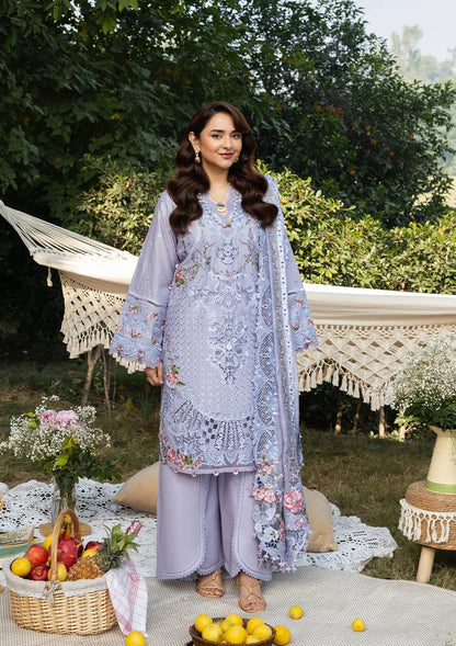 ELAF LUXURY LAWN '26=3B PARADISE Aangan the essence of lawn & chiffon