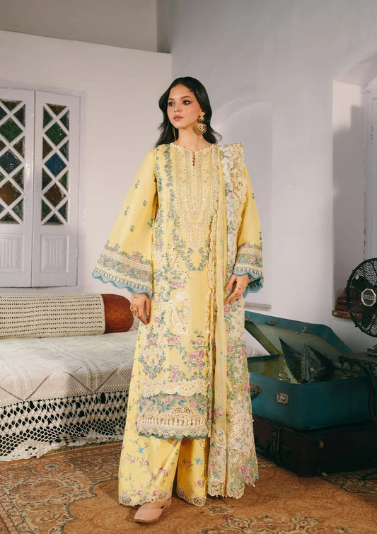 KAHF LUXURY LAWN =MUSKAAN Aangan | the Essence of Lawn & Chiffon