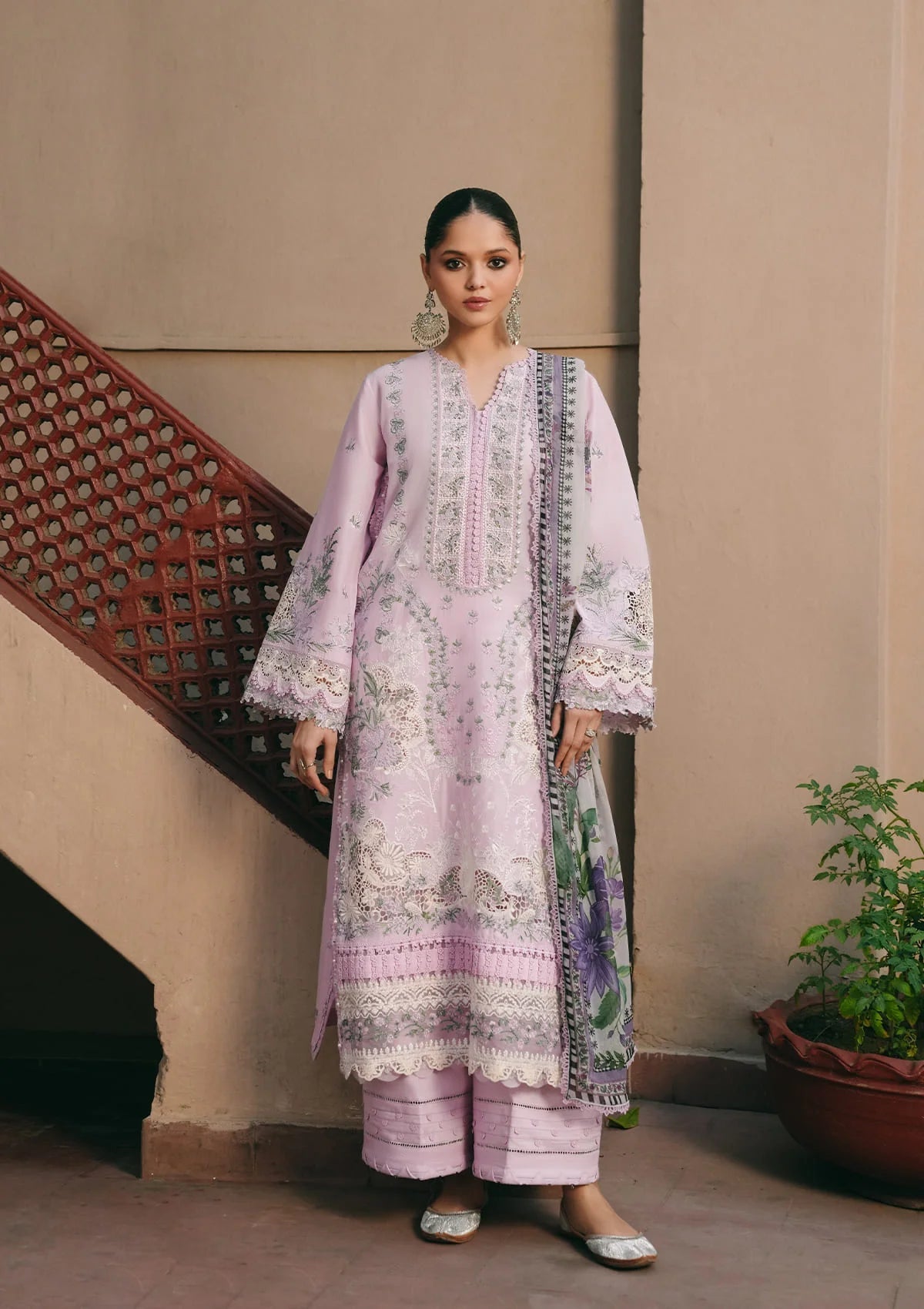 KAHF LUXURY LAWN 2026=4A Aangan | the Essence of Lawn & Chiffon
