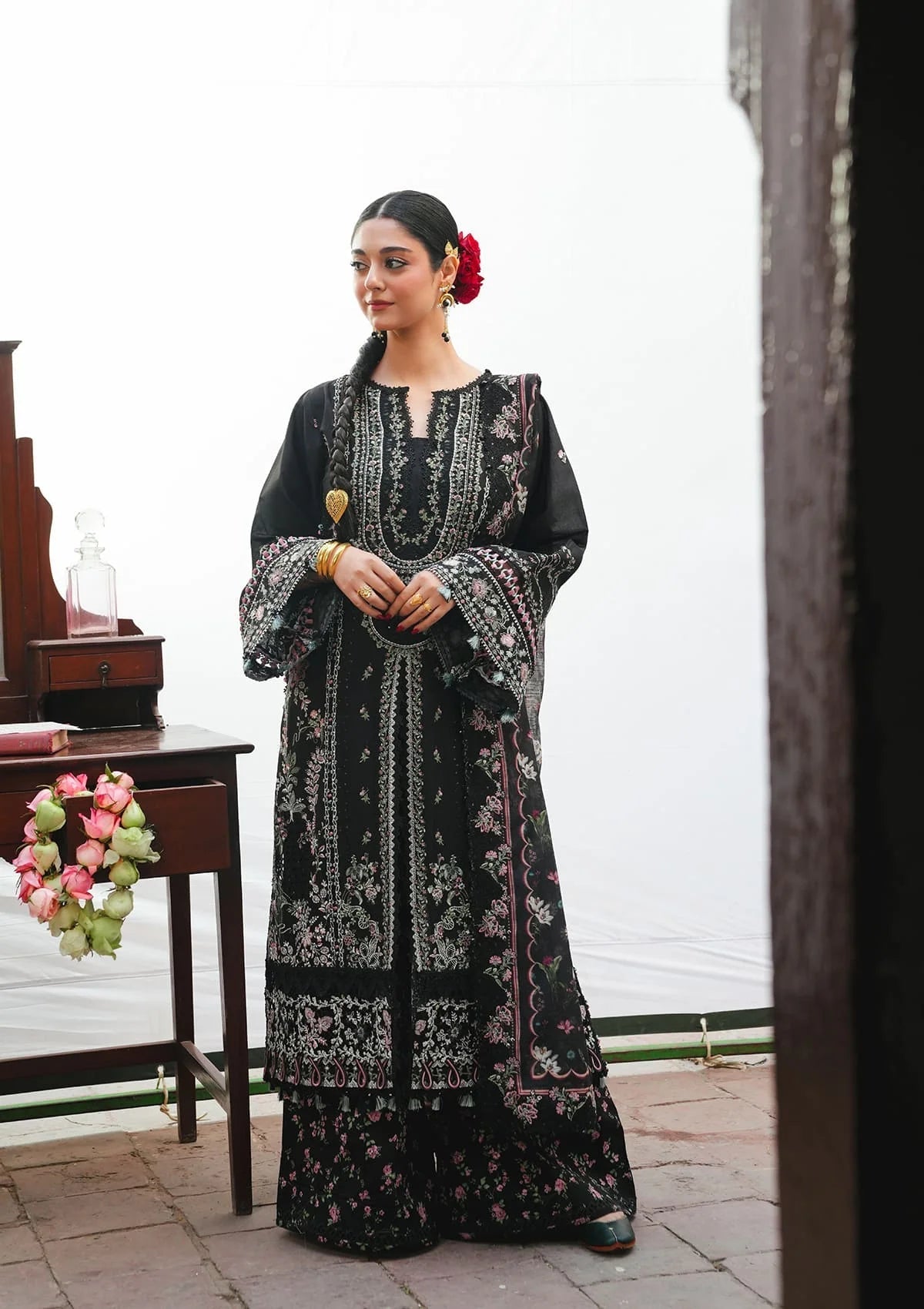 KAHF LUXURY LAWN 2026=3B Aangan | the Essence of Lawn & Chiffon