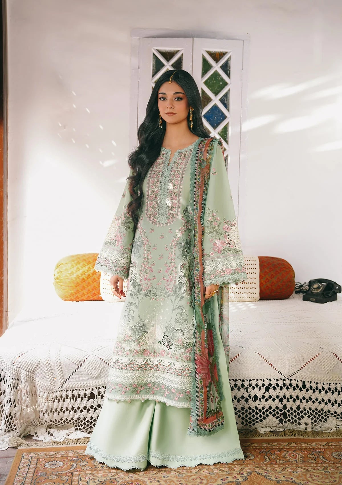 KAHF LUXURY LAWN 2026 =4B Aangan | the Essence of Lawn & Chiffon