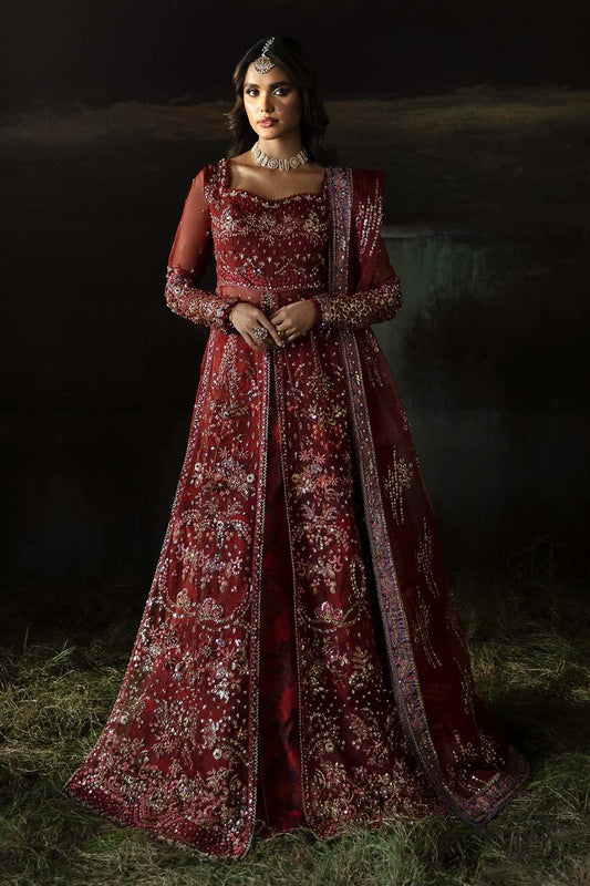 
Afrozeh Anaya luxury Pakistani suit with resham, tilla, and sequins embroidery
- 
