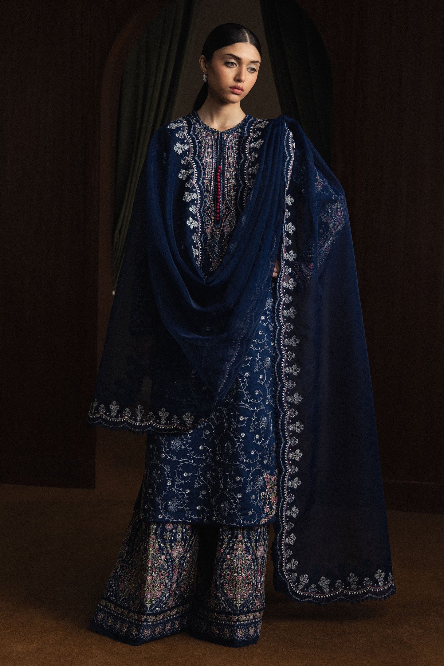 Zara Shahjahan Luxury Summer Lawn | Satori 2026-d9 Aangan | the Essence of Lawn & Chiffon