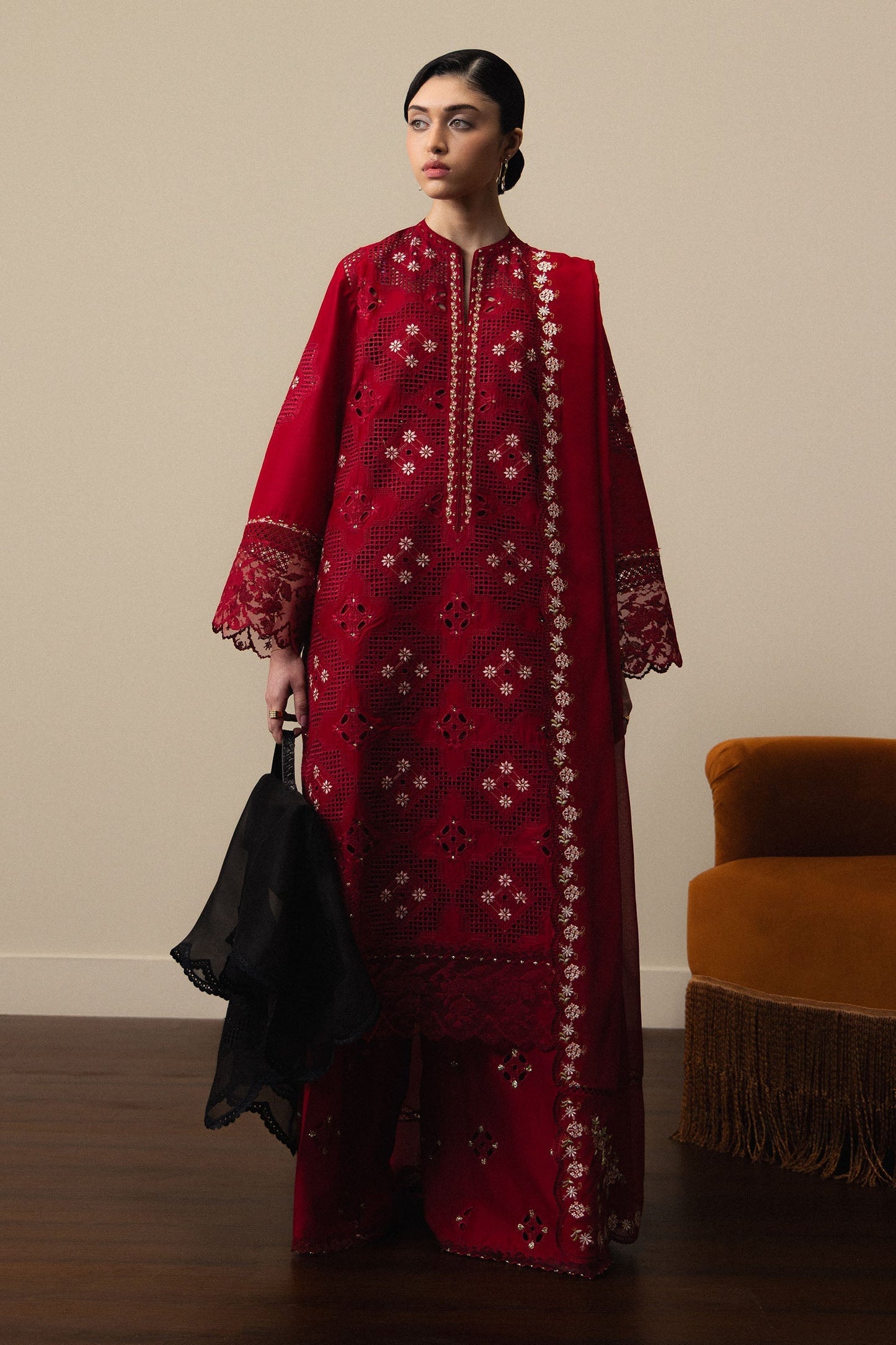 Zara Shahjahan Luxury Summer Lawn | Satori 2026-d8 Aangan | the Essence of Lawn & Chiffon