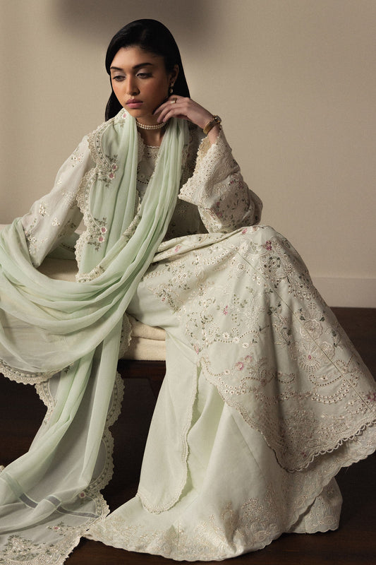 Zara Shahjahan Luxury Summer Lawn | Satori 2026-d4 Aangan | the Essence of Lawn & Chiffon