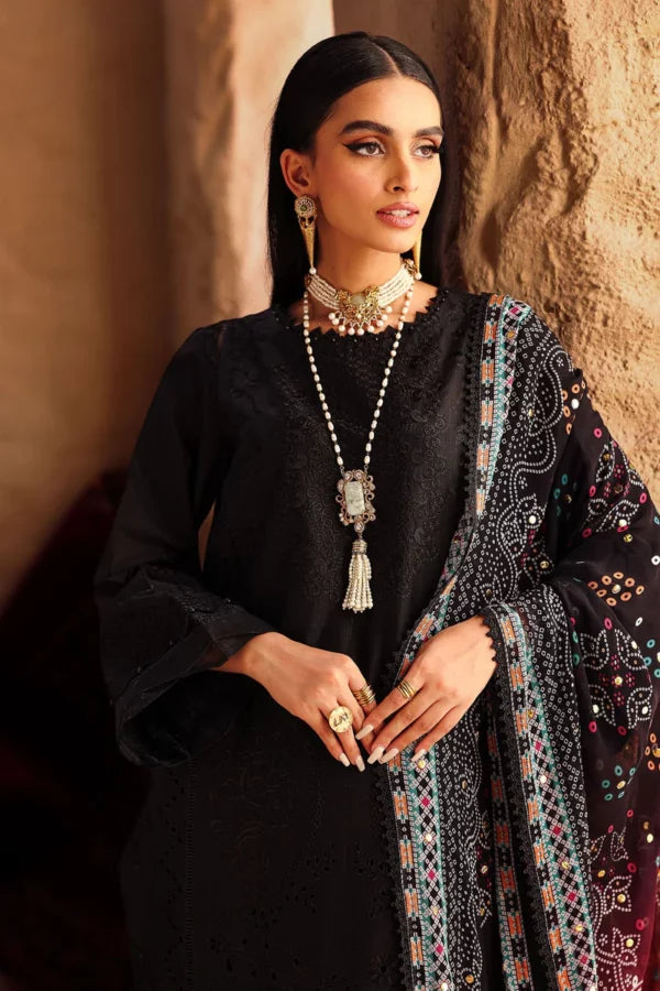 NUREH Bazar Chikankari Doriya Lawn Unstitched 3Pc Suit NE-162