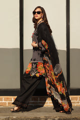 Charizma Combinations 2026 Lawn-CC6-2 Aangan the essence of lawn & chiffon