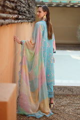 Charizma Combinations 2026 Lawn-CC6-3 Aangan the essence of lawn & chiffon