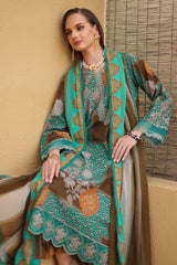 Charizma Combinations 2026 Lawn-CC6-9 Aangan the essence of lawn & chiffon