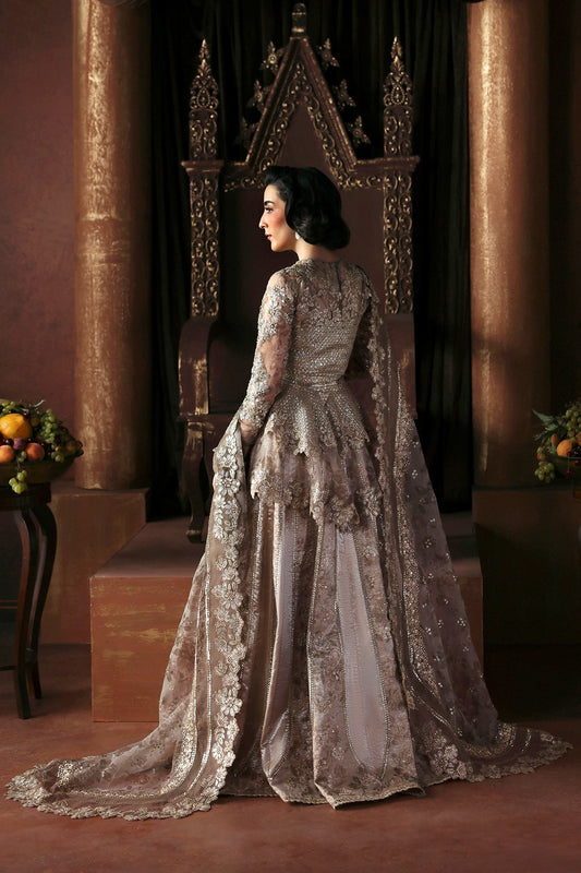 Priestess by Afrozeh - La Fuchsia 2026 hand-embellished embroidery detail | Aangan