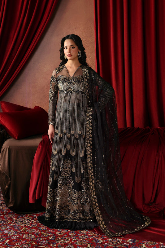 Chariot by Afrozeh - La Fuchsia 2026 unstitched festive suit, front view | Aangan