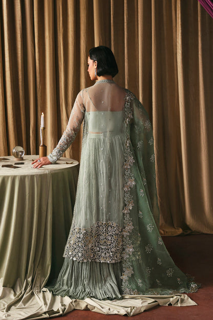 Fortune Teller by Afrozeh - La Fuchsia 2026 hand-embellished embroidery detail | Aangan