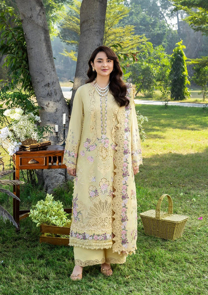 ELAF LUXURY LAWN '26=05 SOUCI Aangan the essence of lawn & chiffon