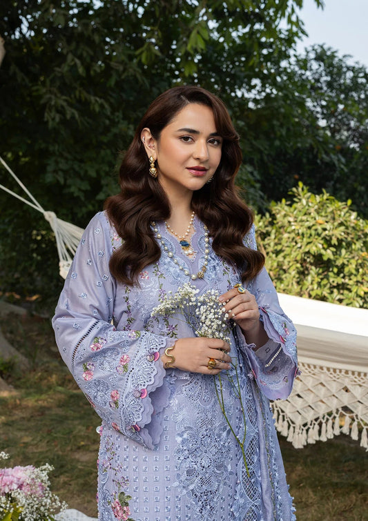 ELAF LUXURY LAWN '26=3B PARADISE Aangan the essence of lawn & chiffon