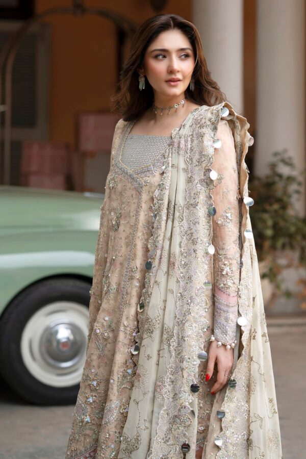 Nureh NL-96 Izel unstitched Pakistani suit - alternate view - Jhoomro Collection Aangan