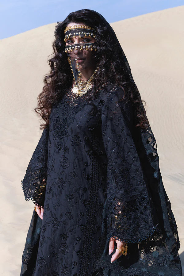 Nureh Aman Lawn 2026=Zahara NE-233 Aangan the essence of lawn & chiffon