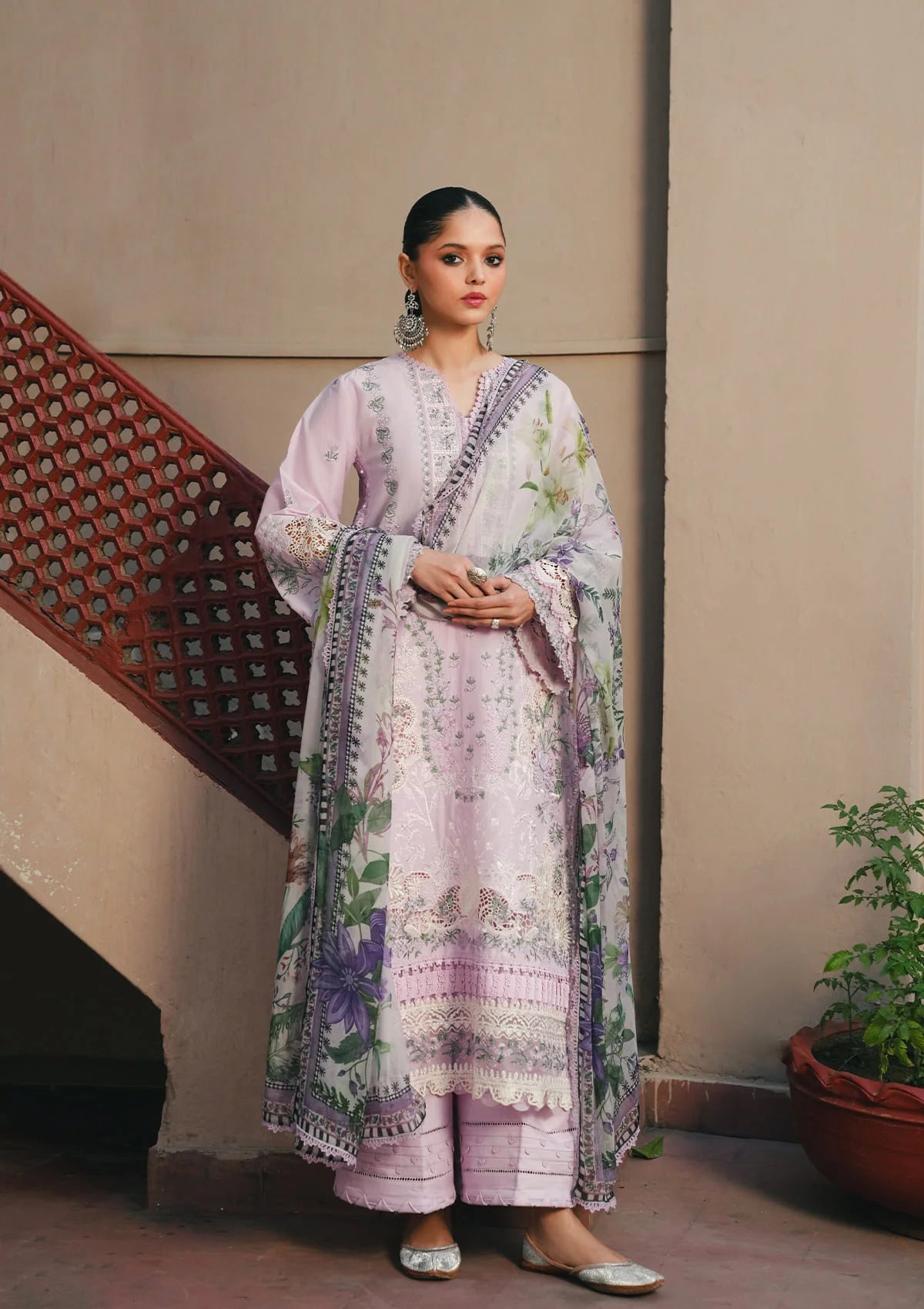 KAHF LUXURY LAWN 2026=4A Aangan | the Essence of Lawn & Chiffon