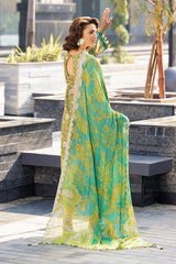 Charizma Combinations 2026 Lawn-CC6-7 Aangan the essence of lawn & chiffon