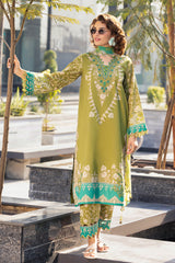 Charizma Combinations 2026 Lawn-CC6-7 Aangan the essence of lawn & chiffon