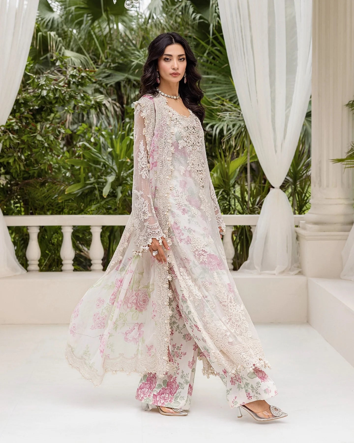 - "Maria B Chiffon 2025 MPC-25-101 embroidered suit available in Delhi"
