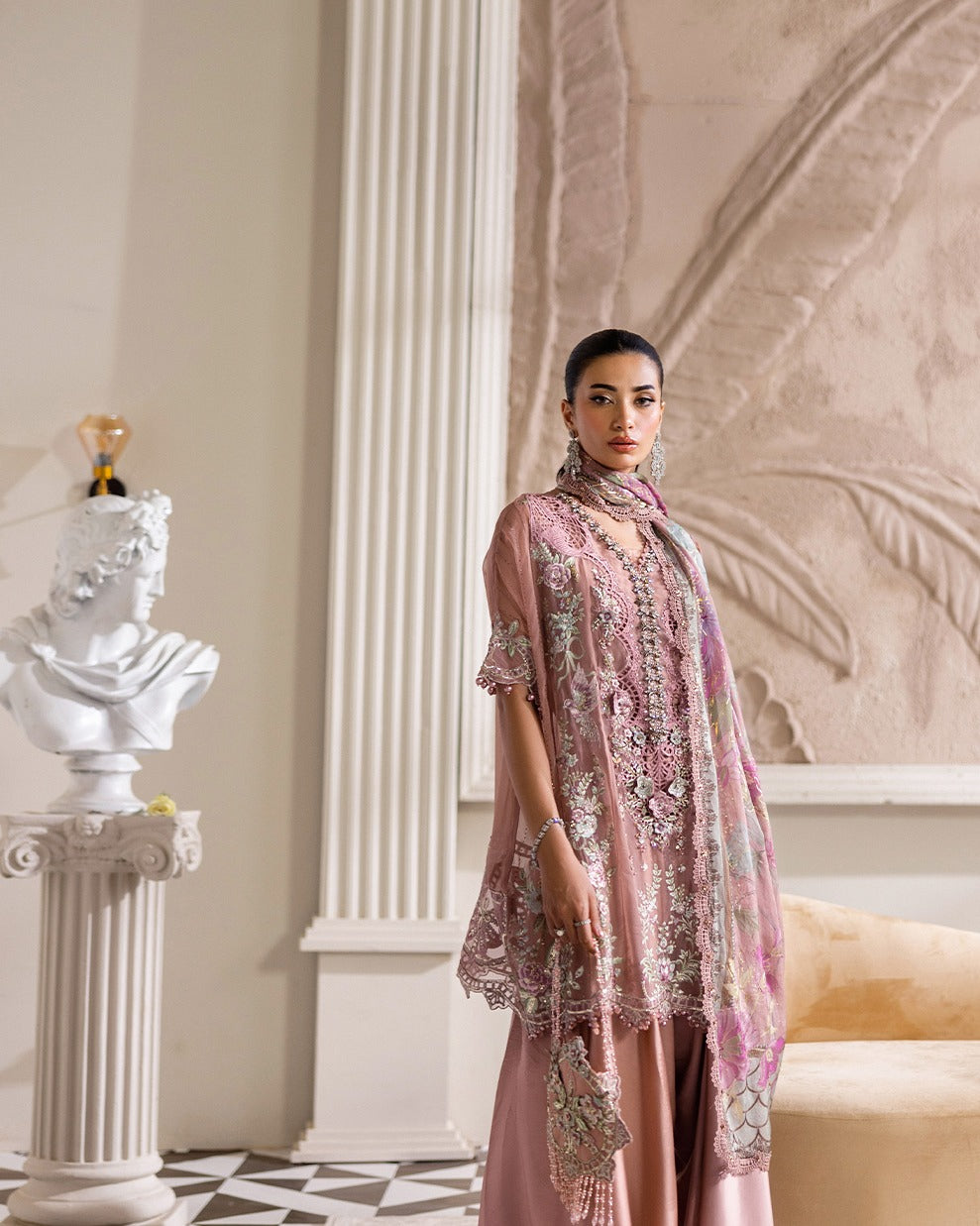 - "Maria B MPC-25-105 tea pink formal outfit trending in Punjab
