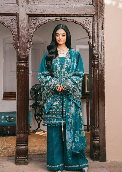 KAHF LUXURY LAWN 2026 =5A Aangan | the Essence of Lawn & Chiffon