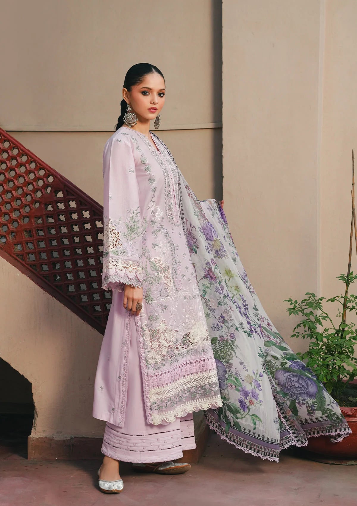 KAHF LUXURY LAWN 2026=4A Aangan | the Essence of Lawn & Chiffon