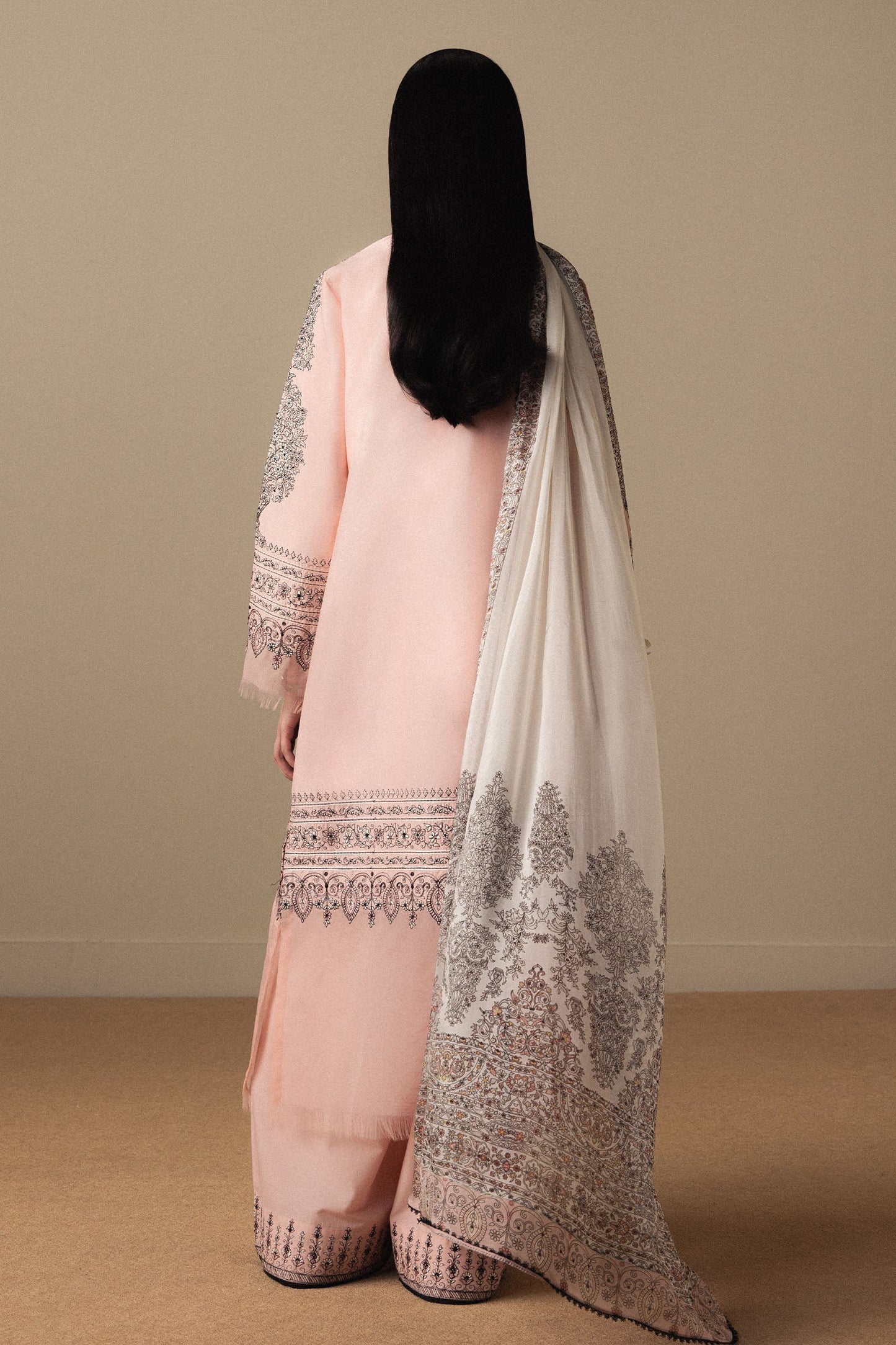 Zara Shahjahan Luxury Summer Lawn | Satori 2026-d11 Aangan | the Essence of Lawn & Chiffon