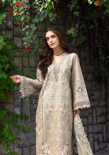 ELAF LUXURY LAWN '26=2A CAMELLIA Aangan the essence of lawn & chiffon