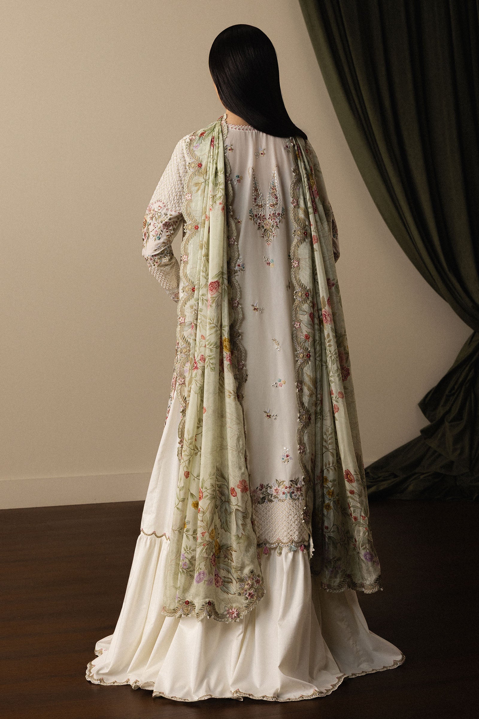 Zara Shahjahan Luxury Summer Lawn | Satori 2026-d4 Aangan | the Essence of Lawn & Chiffon