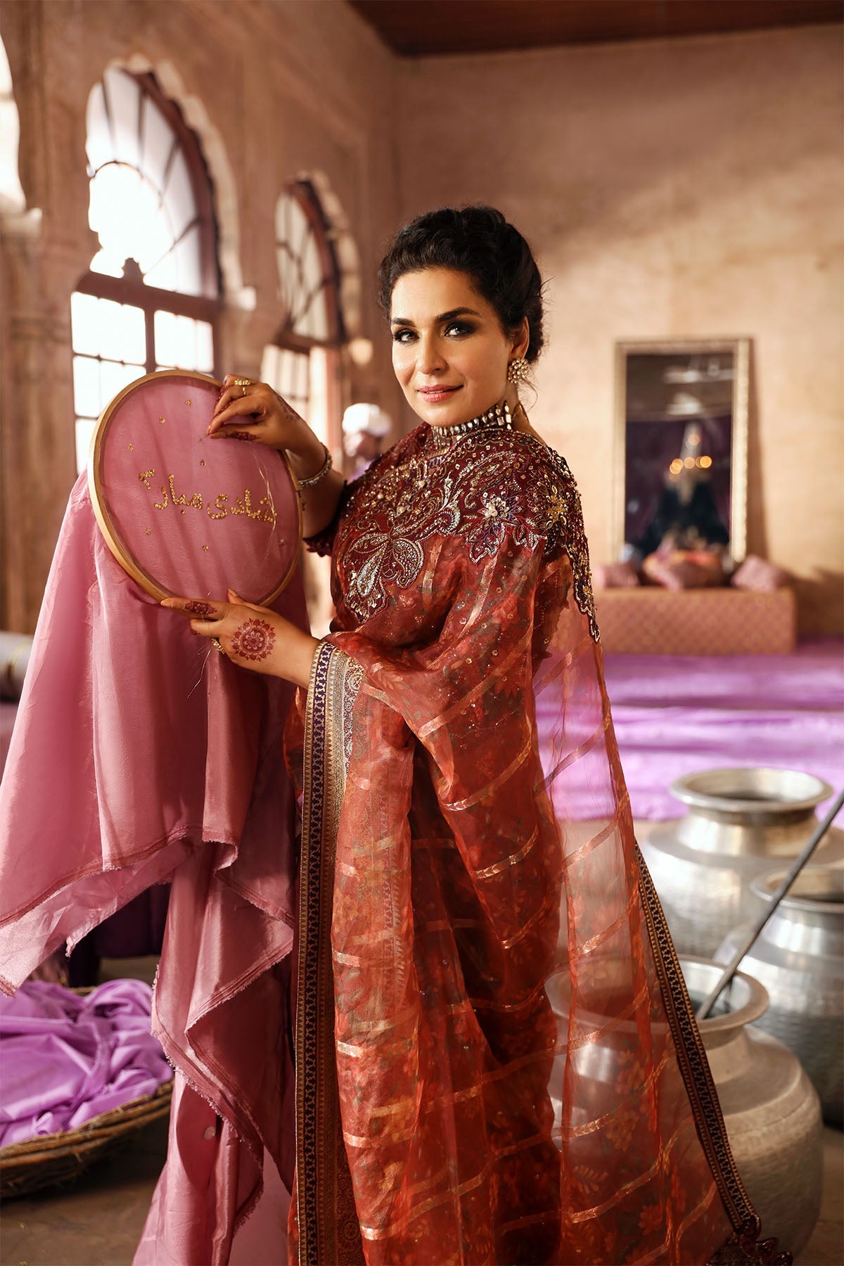  	“Elegant organza bridal outfit – NL-71 GEHNA by Nureh”