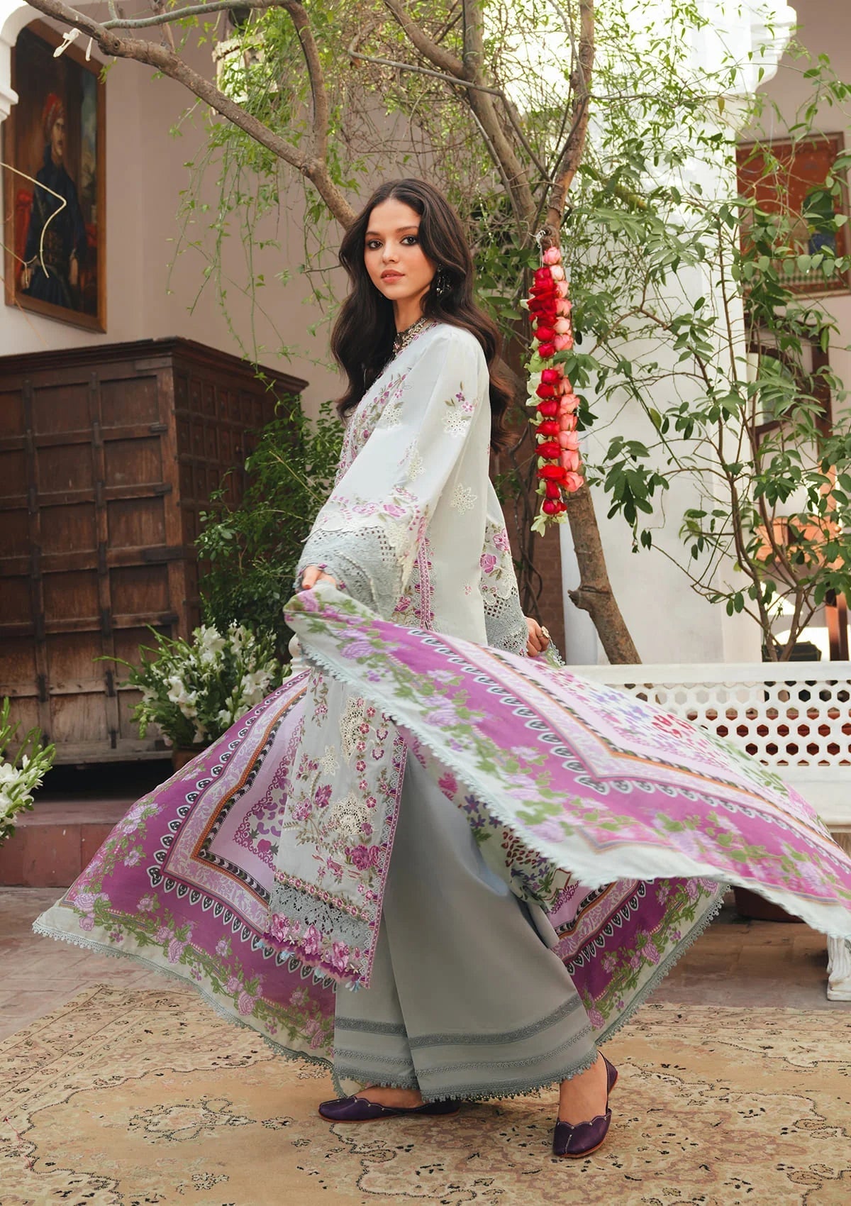 KAHF LUXURY LAWN 2026=6b Aangan | the Essence of Lawn & Chiffon