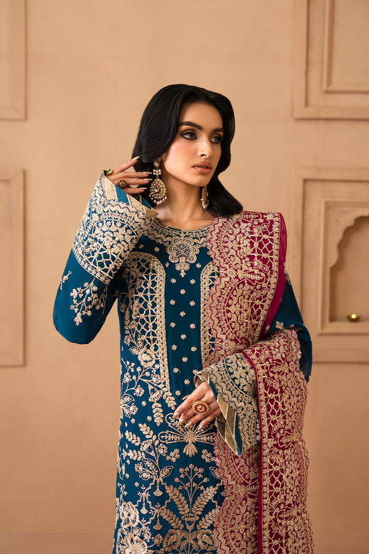 	Emaan Adeel unstitched chiffon suits for festive wear
• 	Elegant Pakistani chiffon suits for party wear
• 	Emaan Adeel three-piece chiffon salwar suit collection
• 	Premium Pakistani festive outfits by Emaan Adee