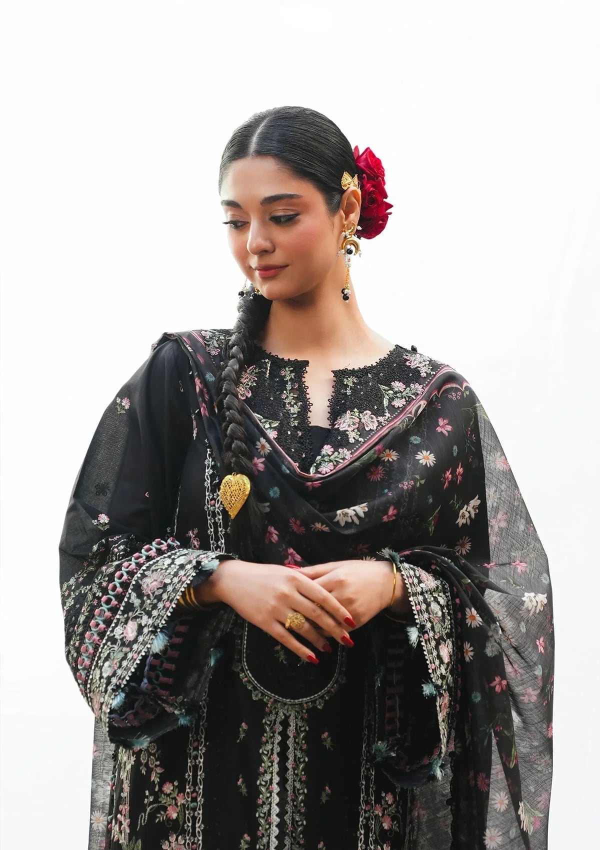 KAHF LUXURY LAWN 2026=3B Aangan | the Essence of Lawn & Chiffon