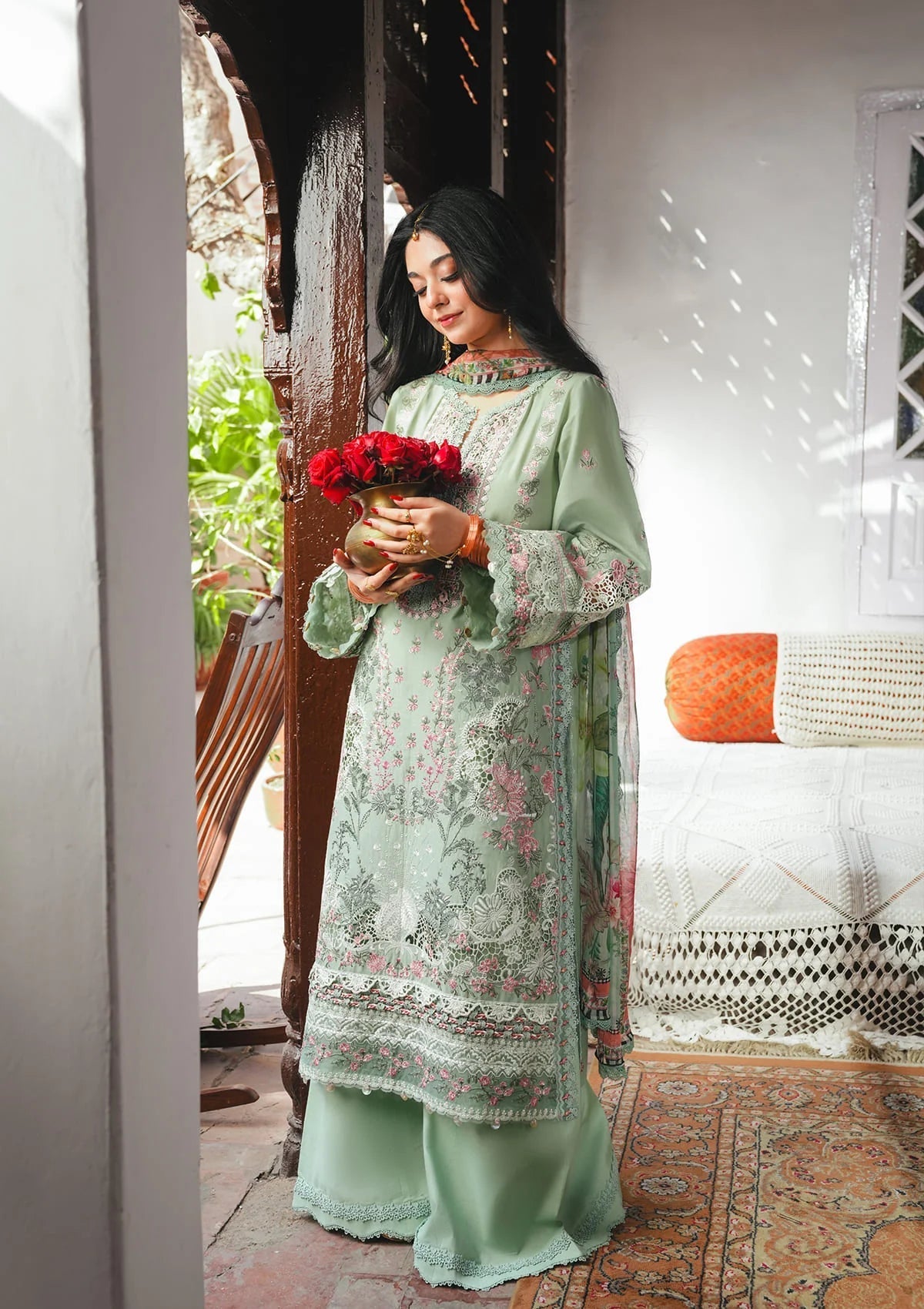 KAHF LUXURY LAWN 2026 =4B Aangan | the Essence of Lawn & Chiffon