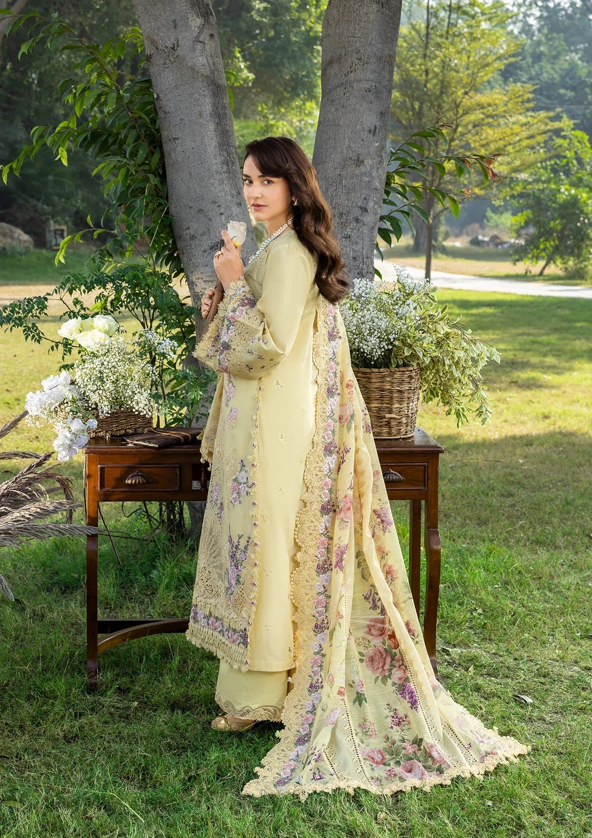 ELAF LUXURY LAWN '26=05 SOUCI Aangan the essence of lawn & chiffon