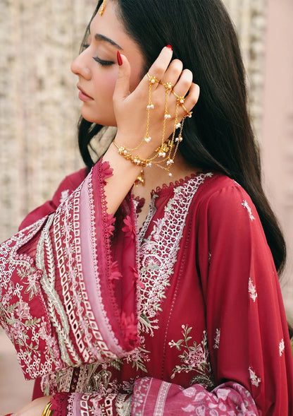 KAHF LUXURY LAWN 2026=1B Aangan | the Essence of Lawn & Chiffon