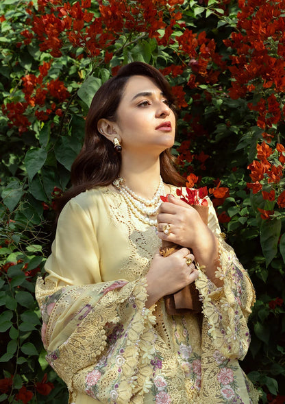 ELAF LUXURY LAWN '26=05 SOUCI Aangan the essence of lawn & chiffon