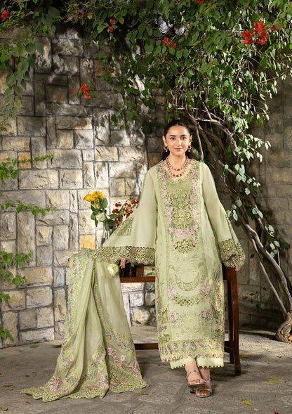 ELAF LUXURY LAWN '26=--11 SPANISH MUSE Aangan the essence of lawn & chiffon