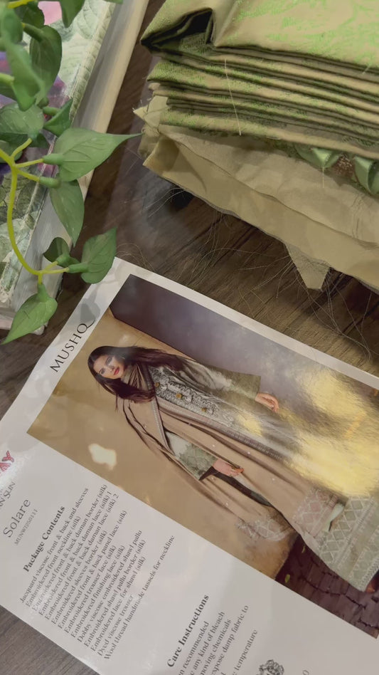 	Mushq Broadway festive winter collection for ladies
• 	Elegant Pakistani winter outfits by Mushq Broadway
• 	Mushq Broadway luxury salwar suits for cold weather
• 	Mushq Broadway winter fashion Pakistani suits online