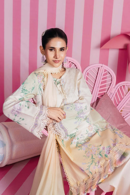 MARIA.B M.BASIC LAWN 202=7A Aangan the essence of lawn & chiffon