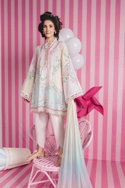 MARIA.B M.BASIC LAWN 202=7B Aangan the essence of lawn & chiffon