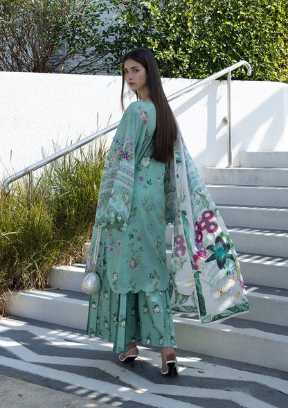 Elaf Prints Lawn Vol 1 2026=9A PEACOCK Aangan the essence of lawn & chiffon